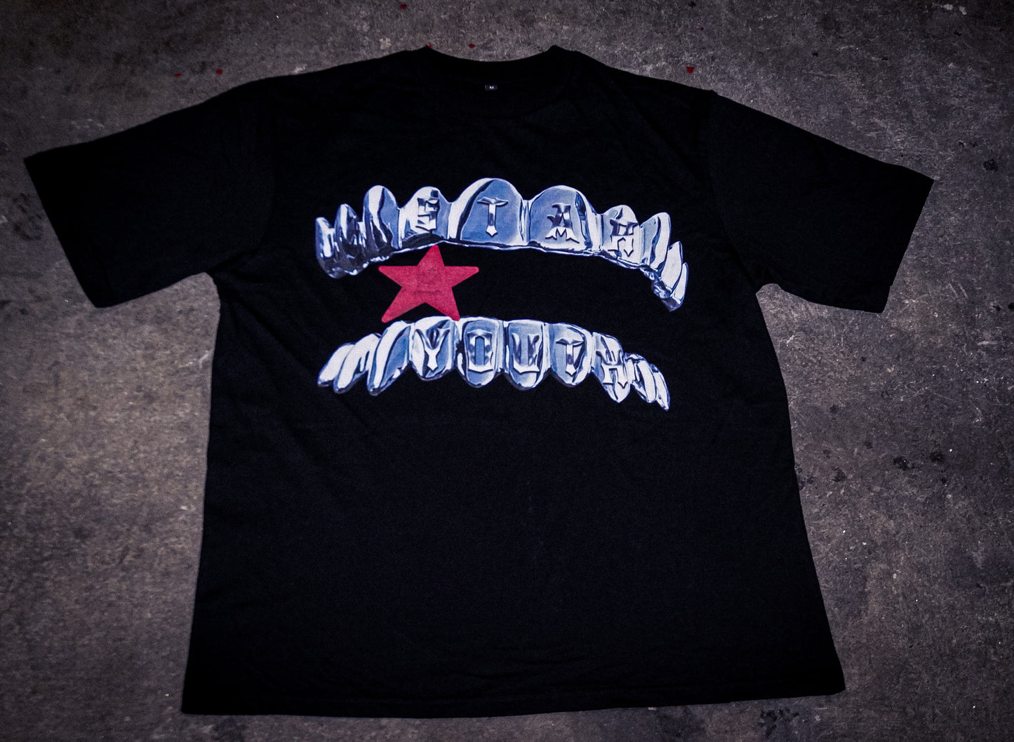 STAR YOUTH BLACK GRILLZ TEE