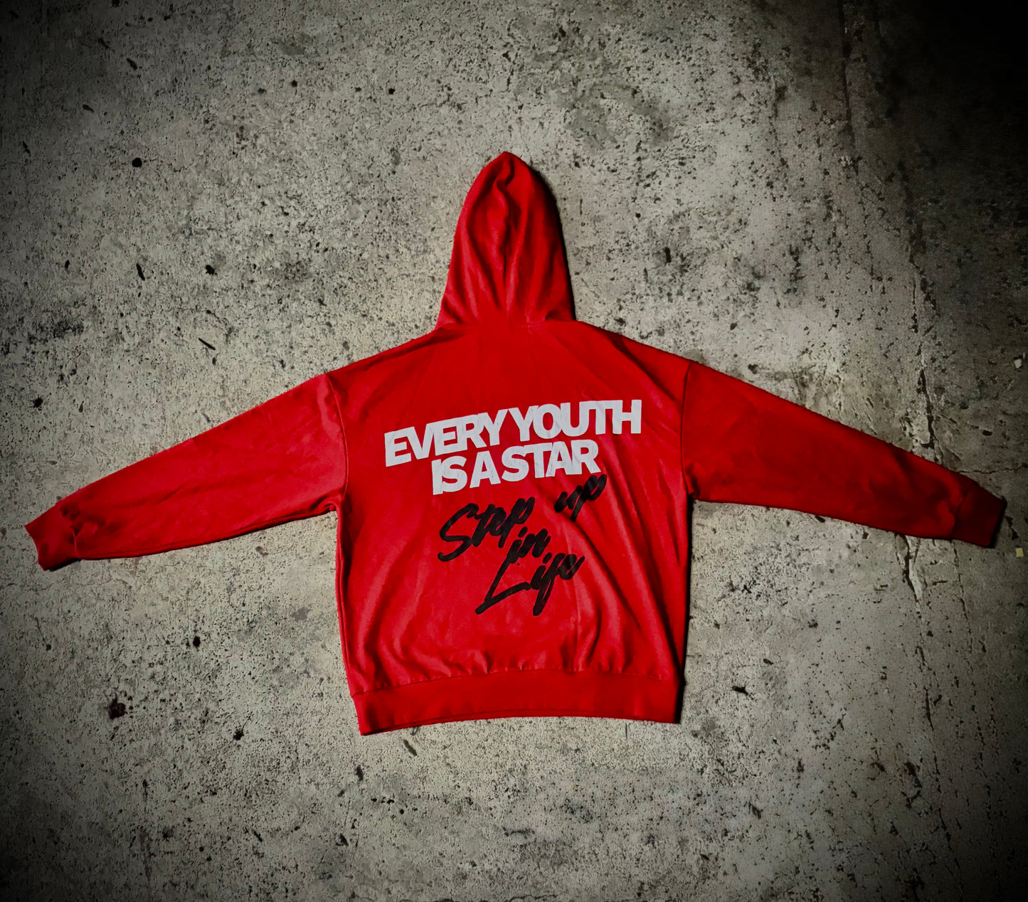 STAR YOUTH  Hoodies  RED-BLACK